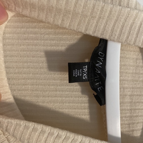 Dynamite Bustier Turtleneck crop top - Picture 2 of 3